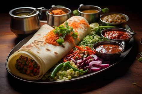 Dosa Masala! Une explosion de saveurs épicées et crémeuses dans chaque bouchée